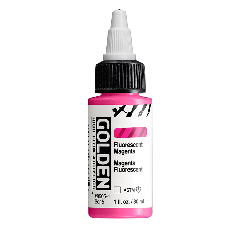 Golden High Flow Acrylic Paint 30ml Bottles