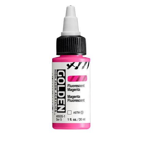 Golden High Flow Acrylic Paint 30ml Bottles