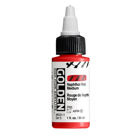 Golden High Flow Acrylic Paint 30ml Bottles