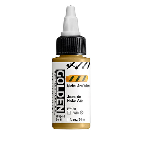 Golden High Flow Acrylic Paint 30ml Bottles