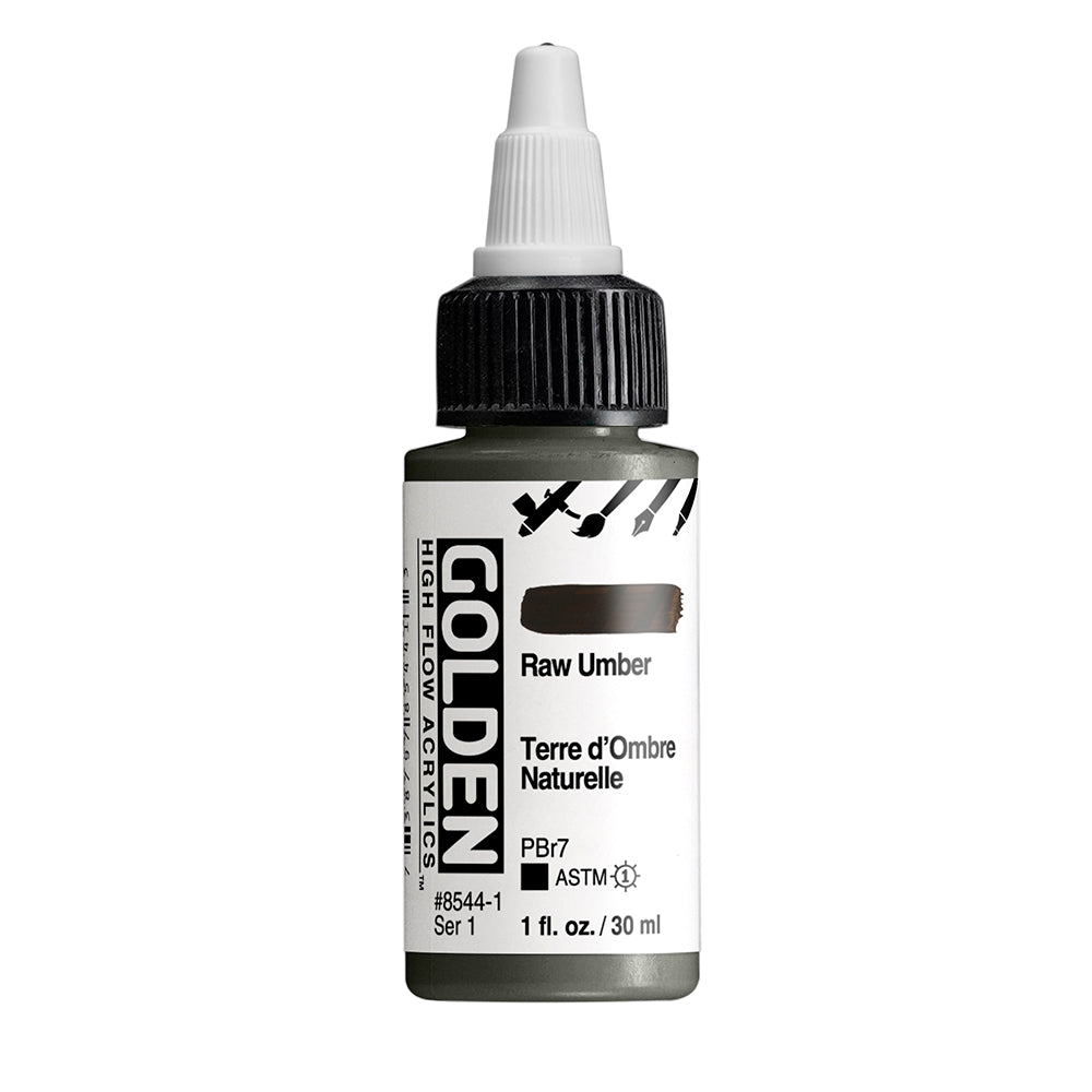 Golden High Flow Acrylic Paint 30ml Bottles