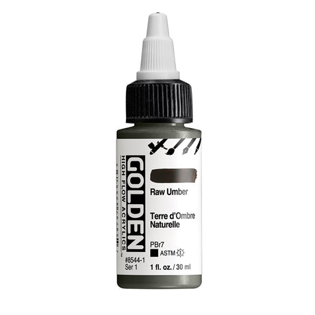 Golden High Flow Acrylic Paint 30ml Bottles
