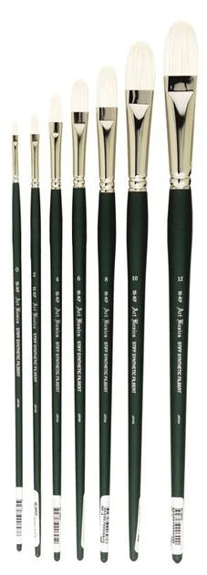 95KF Art Basics Stiff Synthetic Filberts
