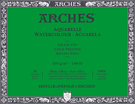 Arches 100% Cotton Watercolour Blocks