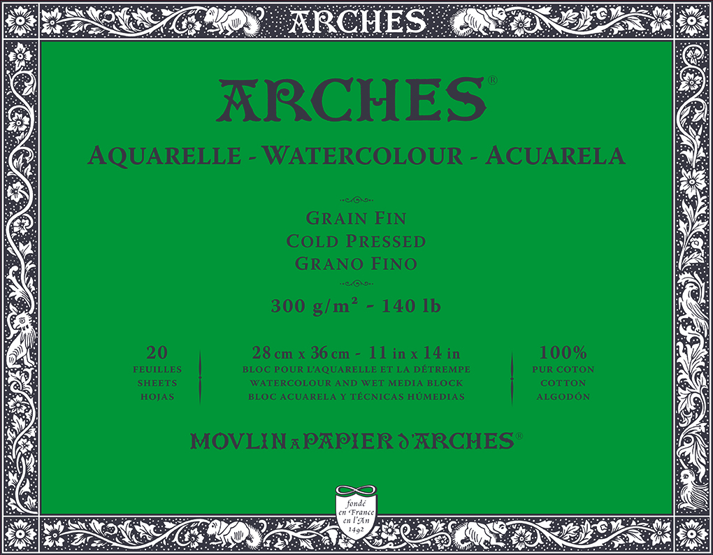 Arches 100% Cotton Watercolour Blocks
