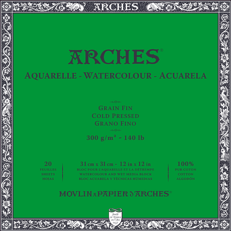 Arches 100% Cotton Watercolour Blocks