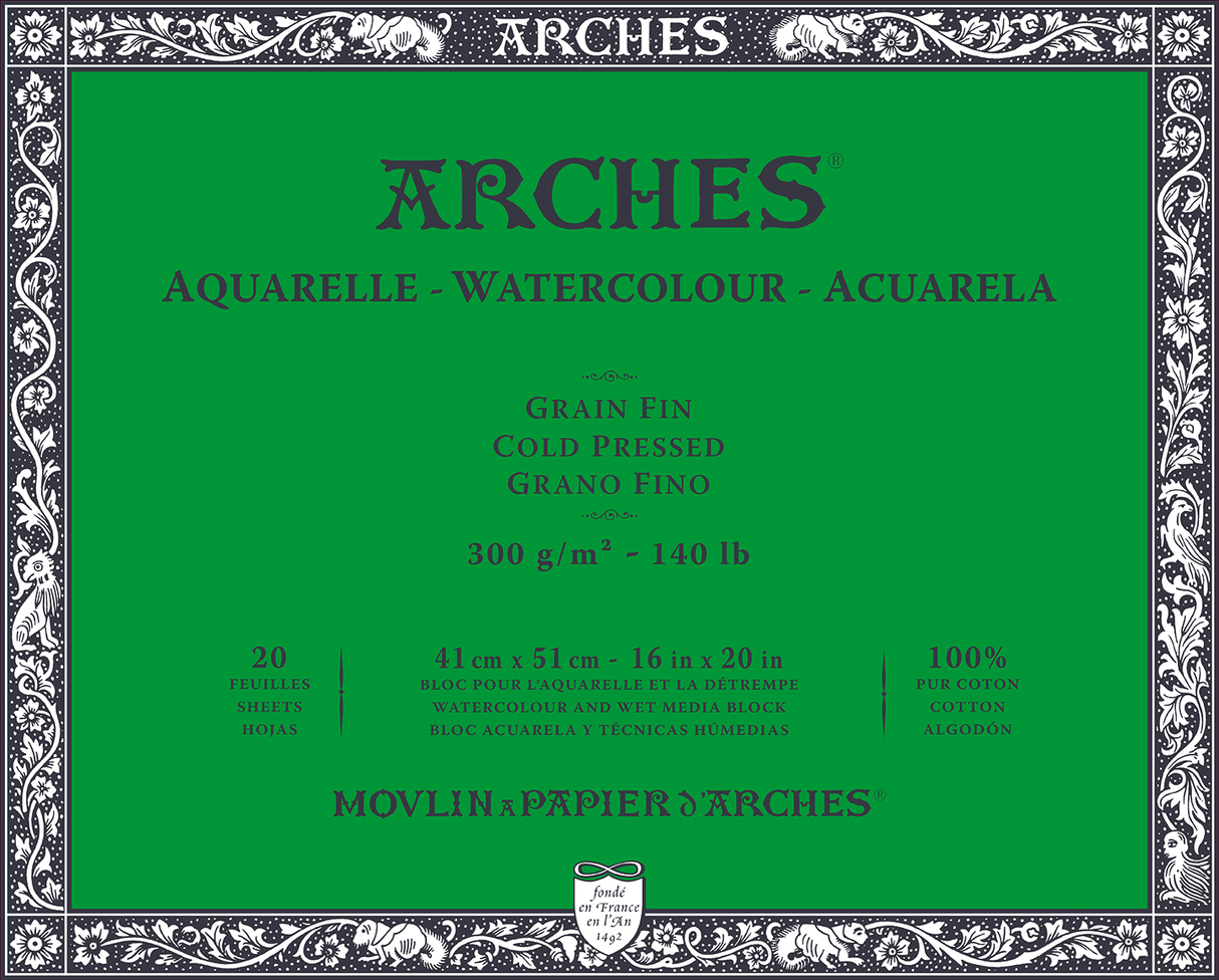 Arches 100% Cotton Watercolour Blocks