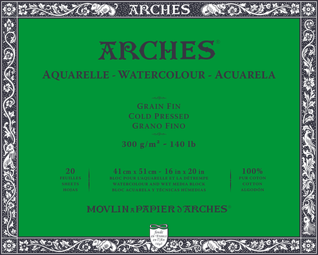 Arches 100% Cotton Watercolour Blocks