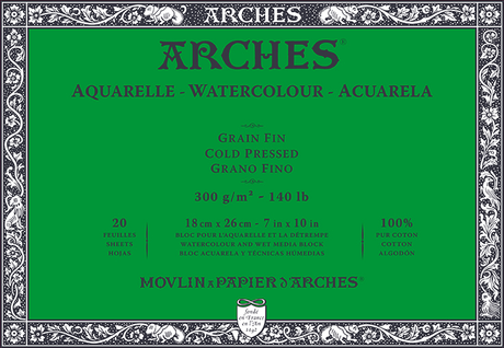 Arches 100% Cotton Watercolour Blocks