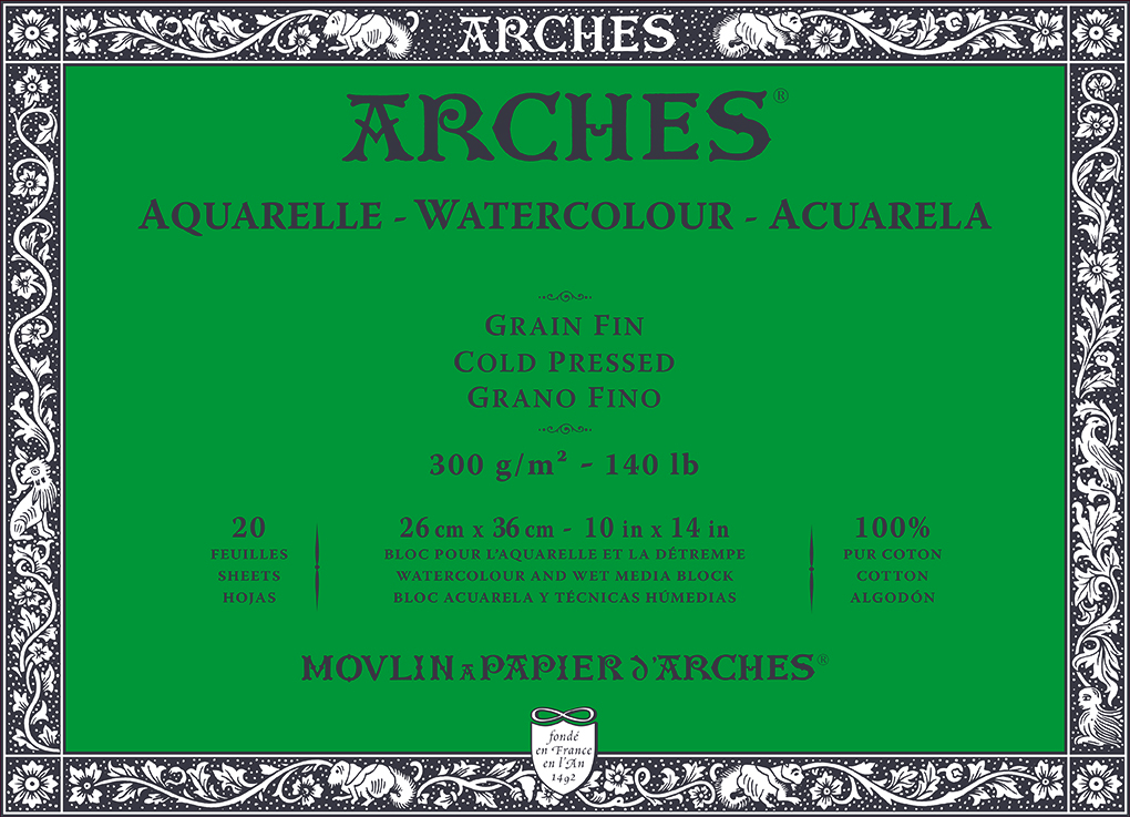 Arches 100% Cotton Watercolour Blocks