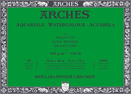 Arches 100% Cotton Watercolour Blocks