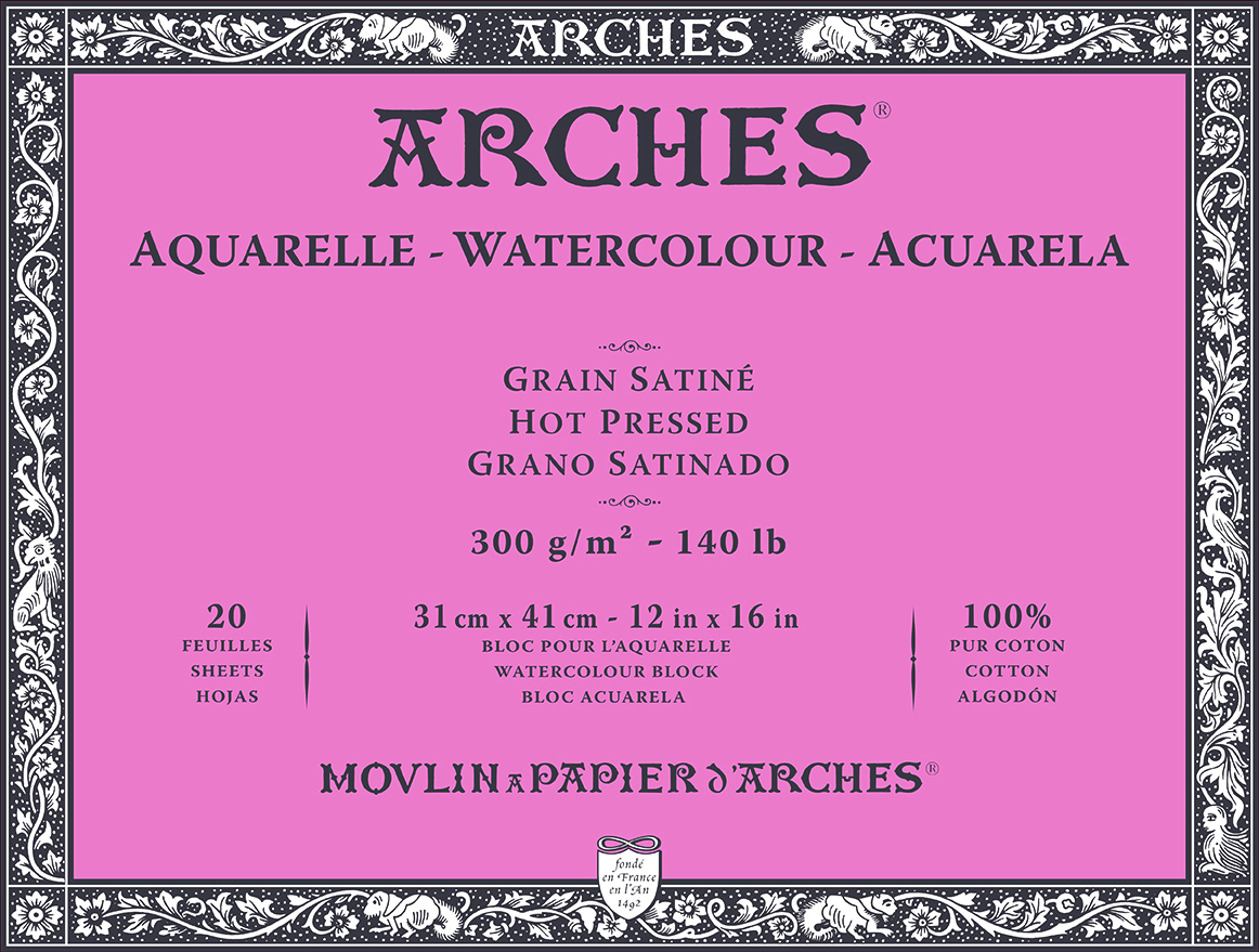 Arches 100% Cotton Watercolour Blocks