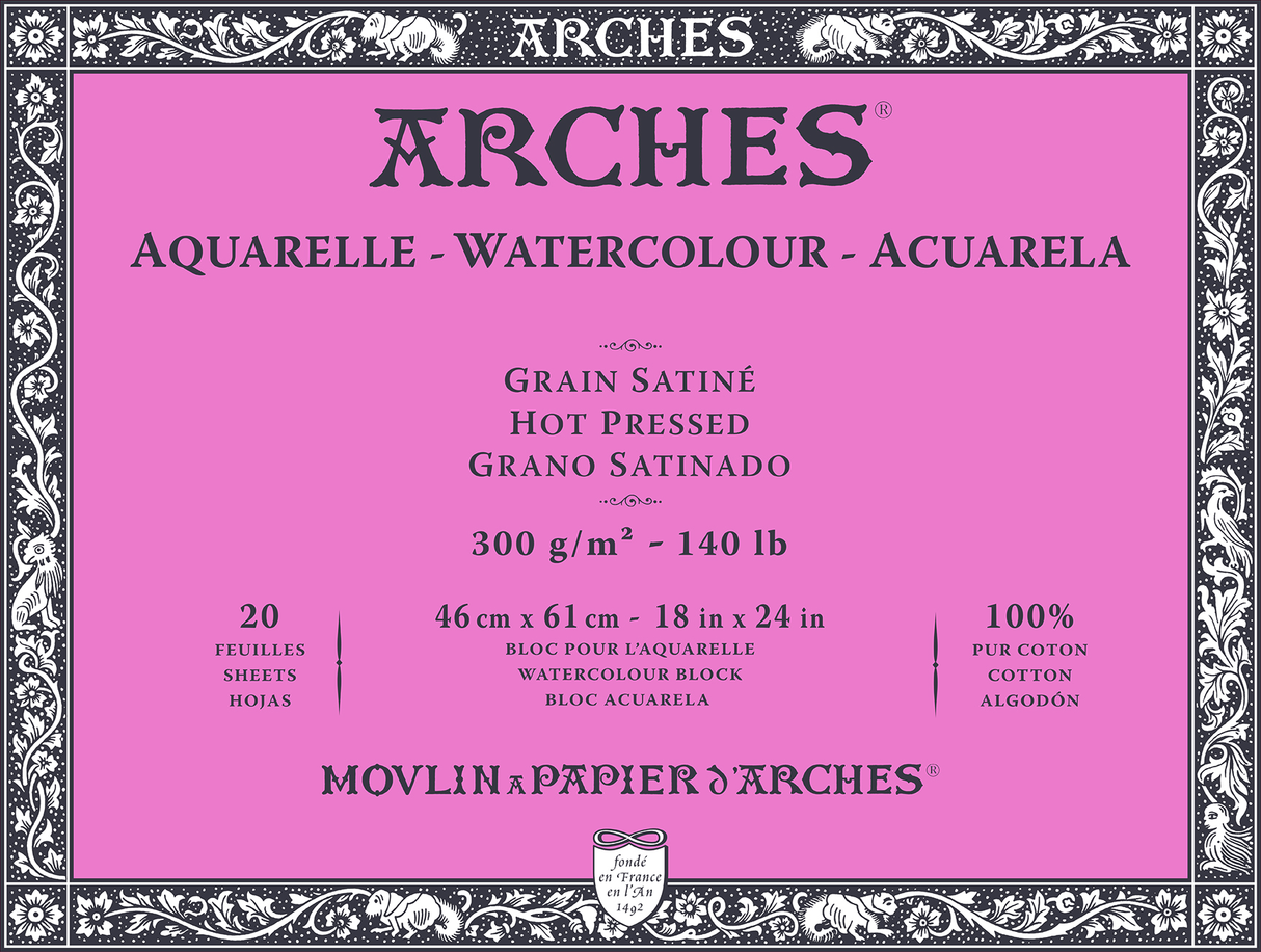 Arches 100% Cotton Watercolour Blocks