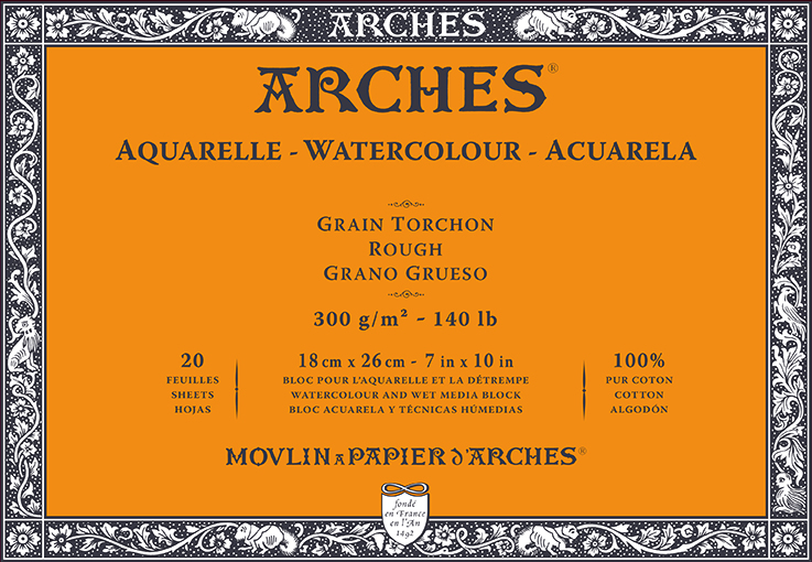 Arches 100% Cotton Watercolour Blocks