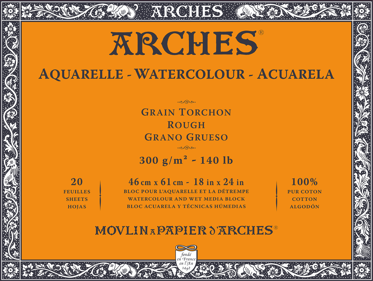 Arches 100% Cotton Watercolour Blocks