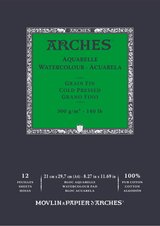Arches 100% Cotton Watercolour Pads