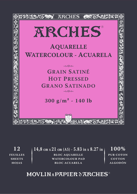 Arches 100% Cotton Watercolour Pads