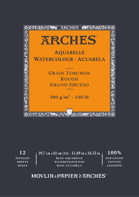 Arches 100% Cotton Watercolour Pads