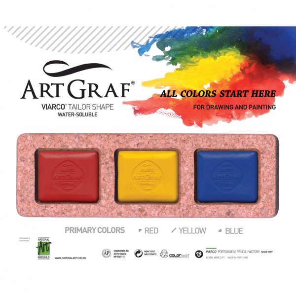 ArtGraf Water-Soluble Carbon Disc Primary Set