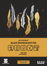 Art Spectrum Black Watercolour 300gsm Pad