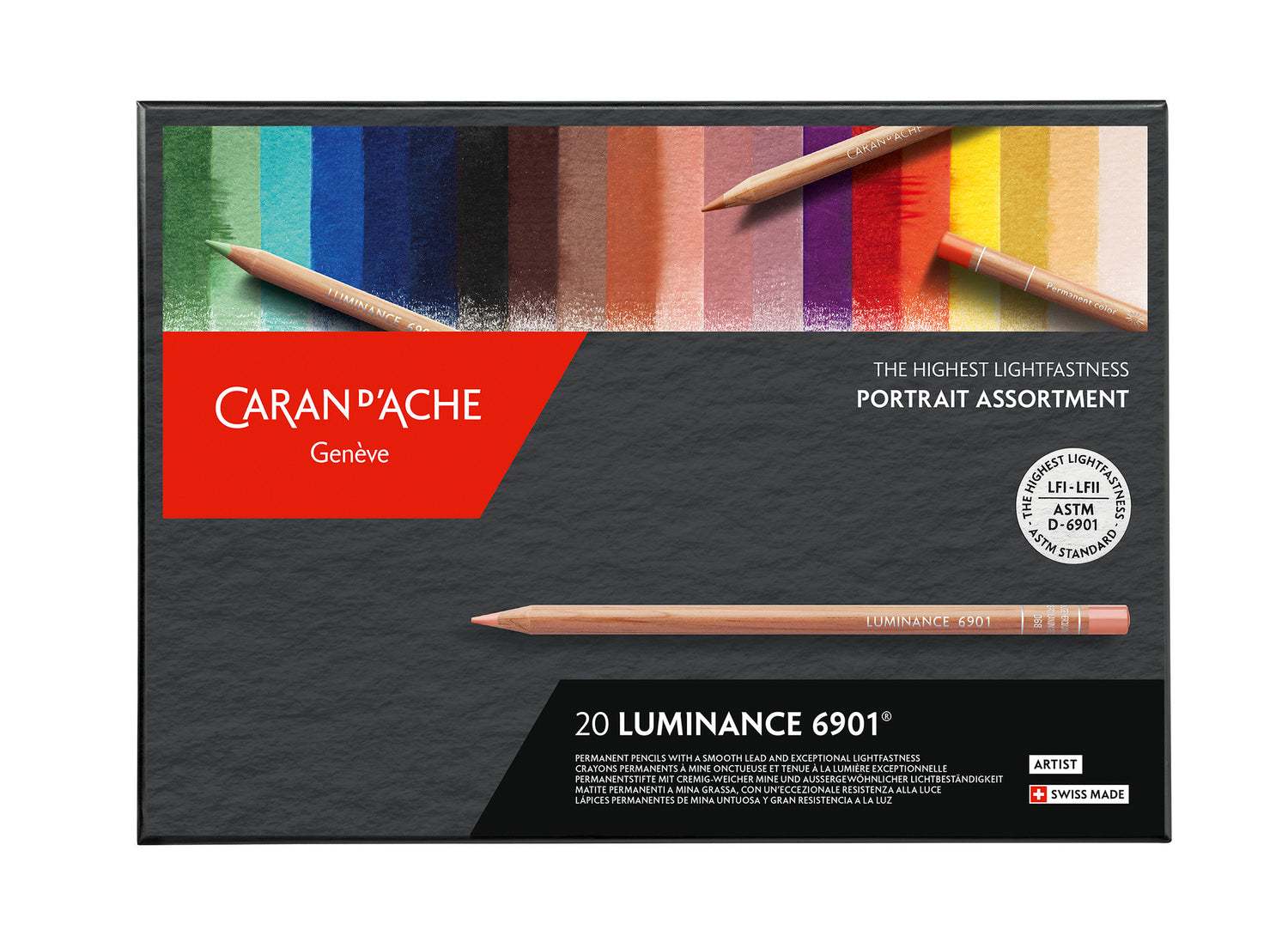 Caran d'Ache Luminance Set of 20 - Portrait (6901-920)