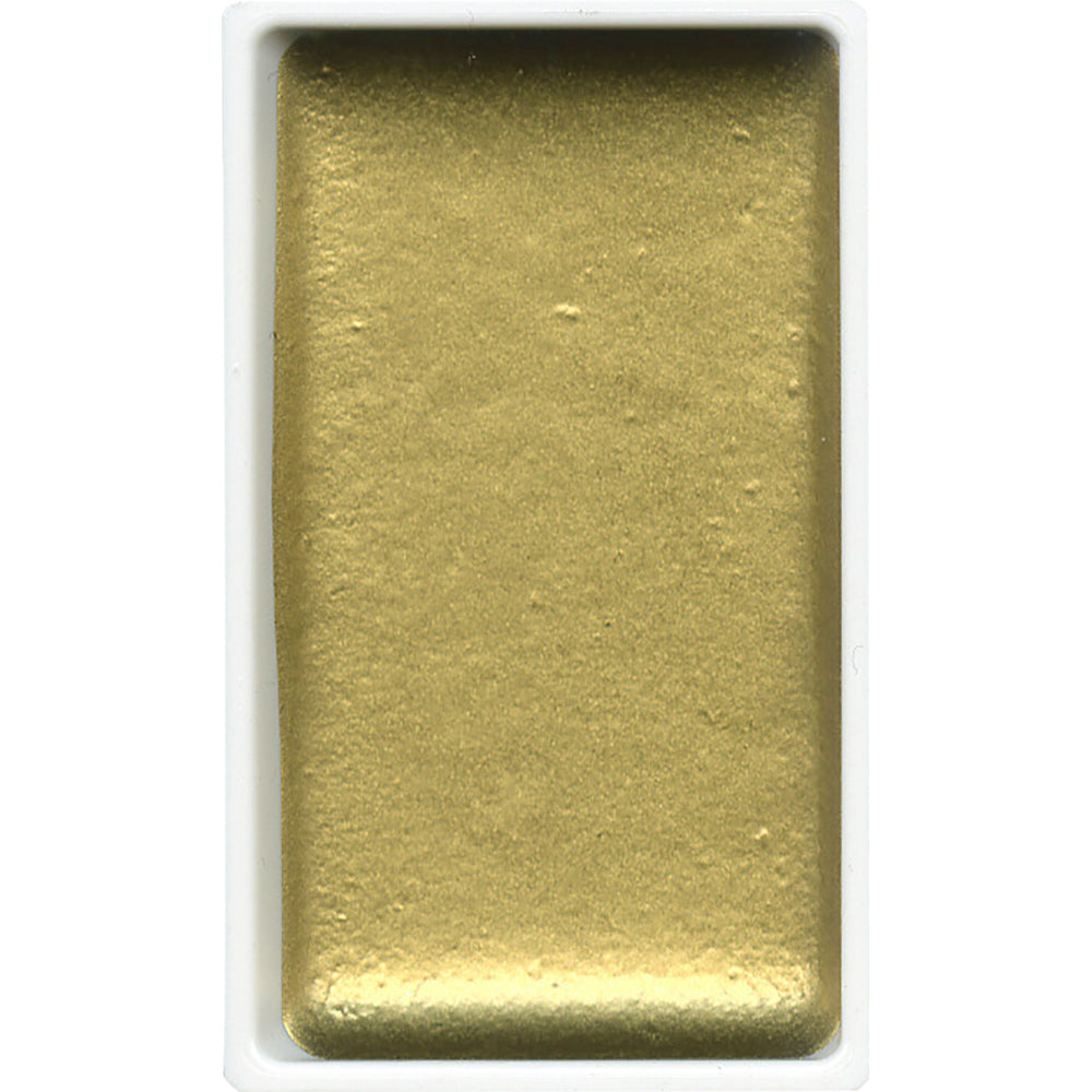 Kuretake Gansai Tambi Individual Pans - Color - 91 Metallic Bluish Gold