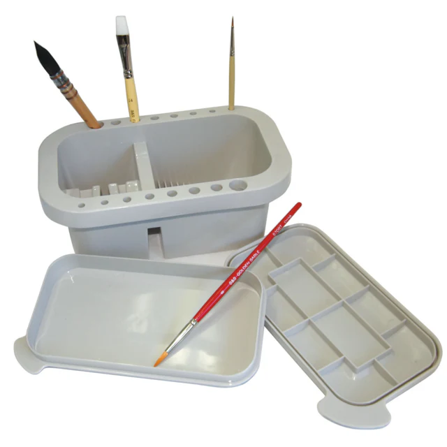Brush Tub/Paint Saver + Palette