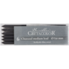 Cretacolor Charcoal Lead Medium 5.6mm 6pk
