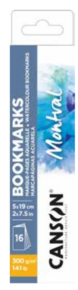 Canson Montval Watercolour Bookmarks x16 300gsm