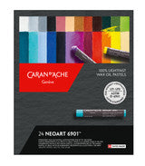 Caran d'Ache NEOART Wax Oil Pastel Set of 24