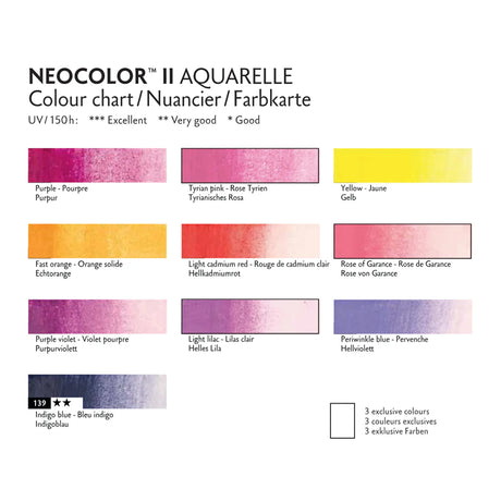Caran d'Ache Neocolor II Water-Soluble Wax Pastel Special Edition Tin 10 Pop