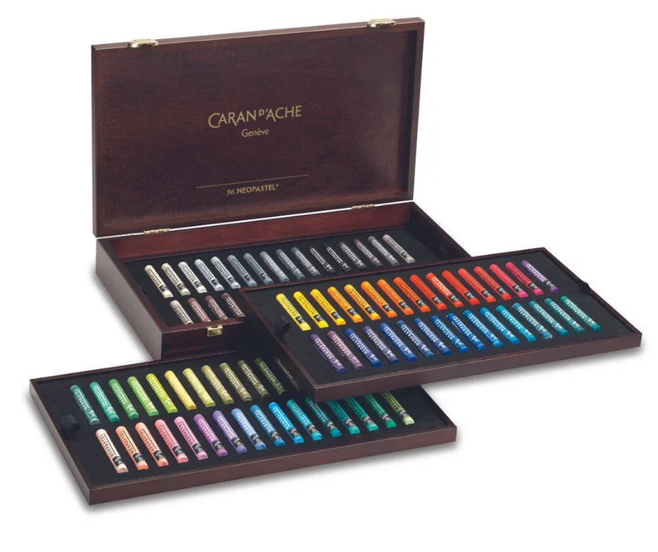 Caran d'Ache Oil Neopastel Wooden Box Set of 96
