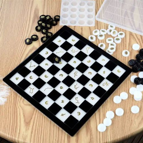 MAD Checker Pieces Resin Mold #109