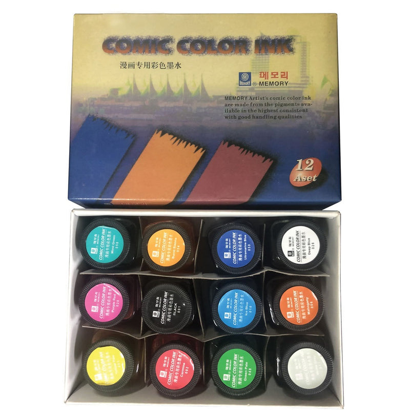 Colorful Ink Set Memory Comic Color Ink Set – The Artist Warehouse