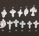 MAD Cross Pendant Earring/Jewellery Molds #111