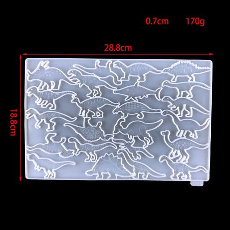 MAD Dinosaur Keyring Molds #167