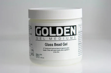 Golden Glass Bead Gel