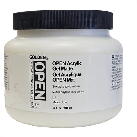 Golden OPEN Acrylic Gel Matte