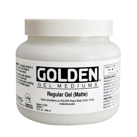 Golden Regular Matte Gel