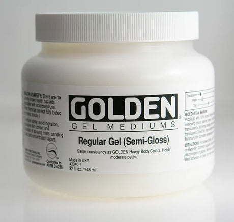 Golden Regular Semi-Gloss Gel