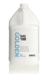 Large bottle of Golden GAC 100 on a white background