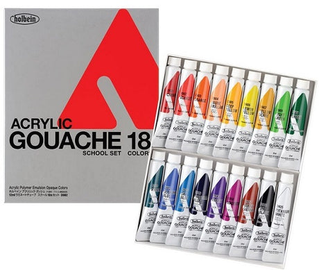 Holbein Acrylic Gouache 18 Set