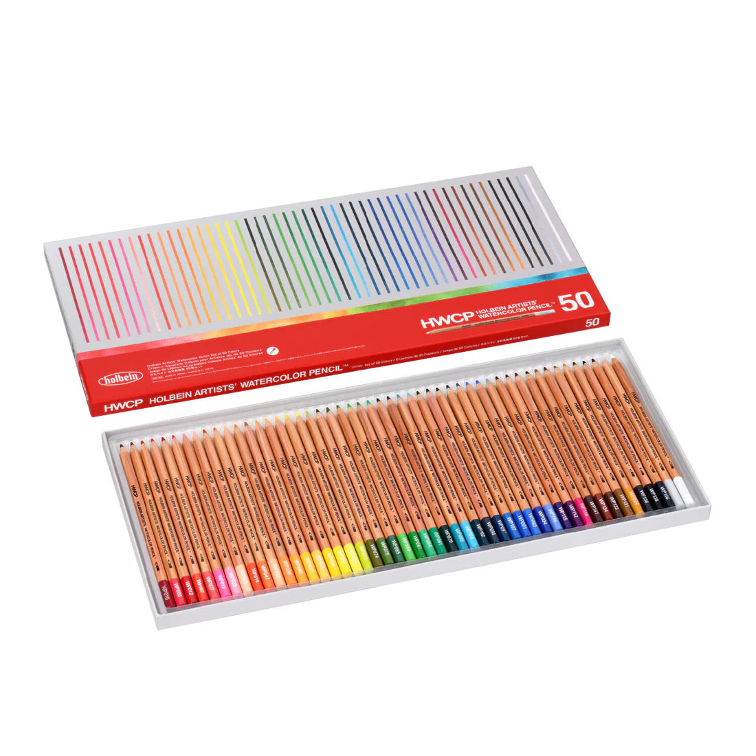 Holbein Artists' Watercolour Pencil Tin Set of 50