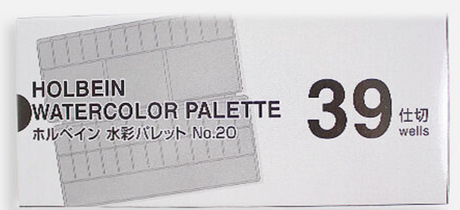 Holbein Metal Watercolour Palette 39 wells #20