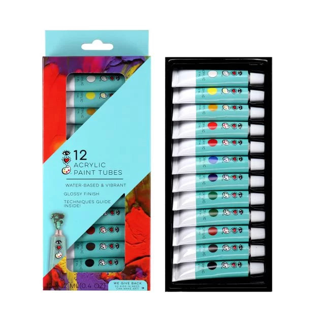 I Heart Art Acrylic Paint Tubes Set