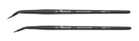 Raphael Stradivarius Synthetic Kolinsky Brushes - 8342 Curved Round