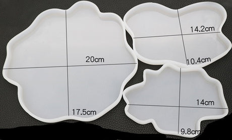 MAD Irregular Coaster Resin Molds #002