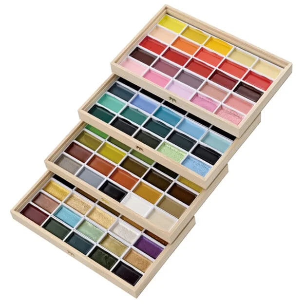 Kuretake Gansai Tambi 100 Pan Watercolour Anniversary Set 4