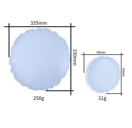MAD Round Wavy Tray Moulds #086