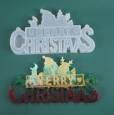 MAD Merry Christmas Sign Mold #080